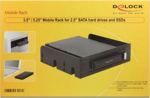 Kieszeń Delock mobile rack 3.5″ / 5.25″ dla dysków 2.5″ SATA (47213) 5