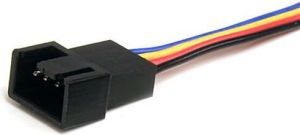 StarTech 4-pin - 4-pin x2, 0.3m, Wielokolorowy (FAN4SPLIT12) 3