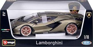 Bburago Lamborghini Sin FKP 37 model samochodu w skali 1:18, Electric Gold (18-11046) 1