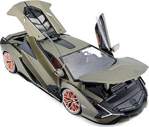 Bburago Lamborghini Sin FKP 37 model samochodu w skali 1:18, Electric Gold (18-11046) 3