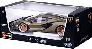 Bburago Lamborghini Sin FKP 37 model samochodu w skali 1:18, Electric Gold (18-11046) 6