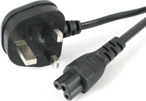 Kabel zasilający StarTech UK BS 1363 - IEC 60320 C5 3 pin, 1m (PXTNB3SUK1M) 1