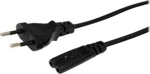 Kabel zasilający StarTech EU - C7, 1m, czarny (PXTNB2SEU1M) 1