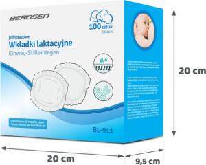 Berdsen Wkładki laktacyjne dla karmiącej mamy - ultra chłonne Berdsen BL-911 () - 3609 6