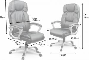 Krzesło biurowe Sofotel Eago Brązowe 3