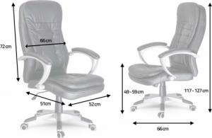 Krzesło biurowe Sofotel Toronto Czarne 4