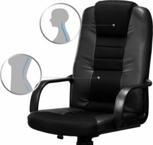 Krzesło biurowe Sofotel Eago 518B Czarno-szare 4