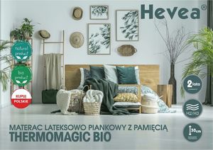 Hevea Materac z lateksem Hevea Thermomagic Bio 200x100 (Aloe Green Power) 5