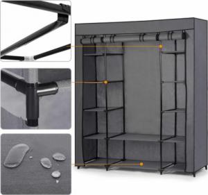 Massido Duża szafa tekstylna Massido - grafitowa () - 4513 2