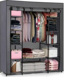 Massido Duża szafa tekstylna Massido - grafitowa () - 4513 4