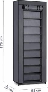 Massido Szafka tekstylna na buty Massido - grafitowa () - 4511 4