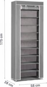 Massido Szafka tekstylna na buty Massido - szara () - 4510 4