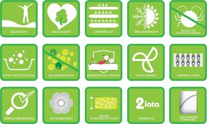 Hevea Materac z lateksem Snudo Max 200x90 (Aegis Natural Care) 5