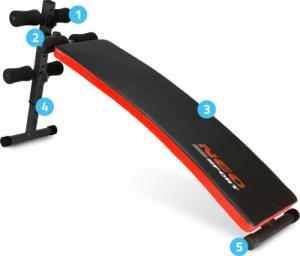 Neo-Sport Ławeczka skośna do ćwiczeń NS-09 5