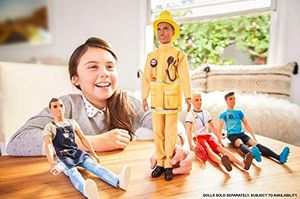 Lalka Barbie Barbie Barbie FXP05 - Zawody Lalka strażak Ken z czarnymi włosami, zabawki dla lalek od 3 lat 2