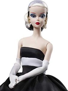 Lalka Barbie Barbie Barbie FXF25 - klasyczna kolekcjonerska lalka Barbie Signature Black and White Forever 3