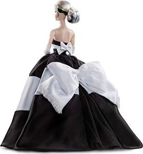 Lalka Barbie Barbie Barbie FXF25 - klasyczna kolekcjonerska lalka Barbie Signature Black and White Forever 4