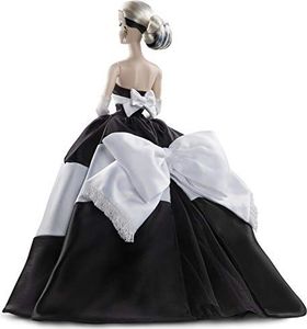 Lalka Barbie Barbie Barbie FXF25 - klasyczna kolekcjonerska lalka Barbie Signature Black and White Forever 10