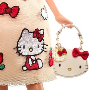 Lalka Barbie Barbie Lalka Barbie DWF58 Signature Hello Kitty, wielokolorowa 6