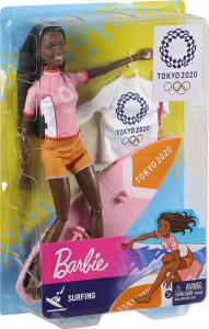 Lalka Barbie Mattel Tokyo 2020 - Surfing (GJL76) 6