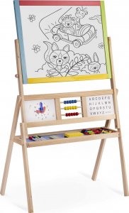 Ricokids Duża magnetyczna kredowa tablica obrotowa z zegarem Ricokids - wielokolorowa 2