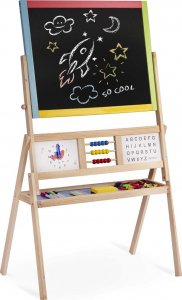 Ricokids Duża magnetyczna kredowa tablica obrotowa z zegarem Ricokids - wielokolorowa 3