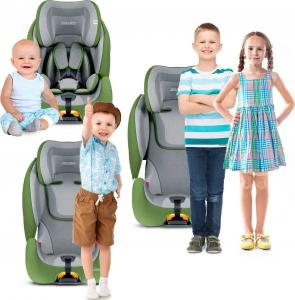 Fotelik samochodowy Ricokids Fotelik samochodowy Ricokids Qway szaro-zielony 9-36 kg ISOFIX 1