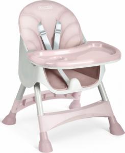 Ricokids Krzesełko do karmienia Milo ze stolikiem różowe (700002) 3