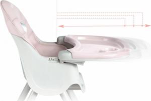 Ricokids Krzesełko do karmienia Milo ze stolikiem różowe (700002) 4