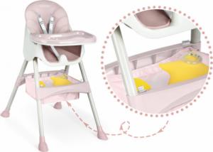 Ricokids Krzesełko do karmienia Milo ze stolikiem różowe (700002) 8