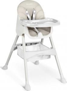 Ricokids Krzesełko do karmienia Milo ze stolikiem szare (700000) 2