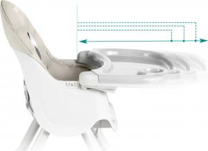 Ricokids Krzesełko do karmienia Milo ze stolikiem szare (700000) 10