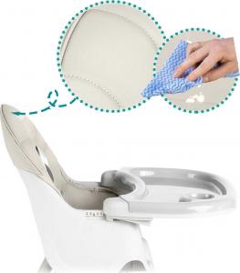 Ricokids Krzesełko do karmienia Milo ze stolikiem szare (700000) 13