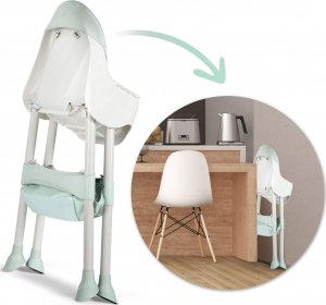 Ricokids Krzesełko do karmienia Milo ze stolikiem zielone (700001) 14