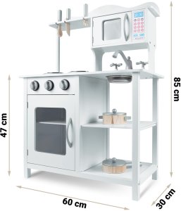 Ricokids Kuchnia drewniana dla dzieci 60 x 30 x 85 cm 5