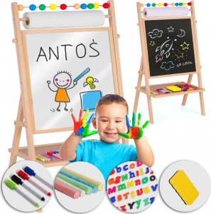 Ricokids Magnetyczna kredowa tablica obrotowa Ricokids 2