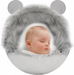 Ricokids Śpiworek do wózka, sanek Elmi - szary 5