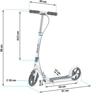 Hulajnoga Soke City Biały (1606) 13