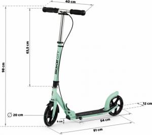 Hulajnoga Soke City Miętowy (1613) 11