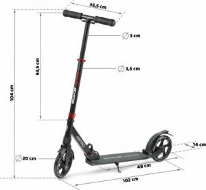 Hulajnoga Soke Metro Czarna (1607) 13