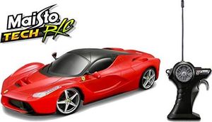 Bauer Maisto Tech R / C LaFerrari: zdalnie sterowany samochód w skali 1:24, z kontrolą chwytu pistoletowego, napęd na tylne koła, od 8 lat, 20 cm, czarny (581086-2) 1
