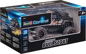 Revell Revell Control RC Car - zdalnie sterowany samochód z pilotem 27 MHz, stabilna konstrukcja, duże koła dla dobrej mobilności w terenie, oświetlenie LED, zasilanie bateryjne - buggy BULL SCOUT 24629 2