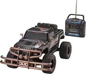 Revell Revell Control RC Car - zdalnie sterowany samochód z pilotem 27 MHz, stabilna konstrukcja, duże koła dla dobrej mobilności w terenie, oświetlenie LED, zasilanie bateryjne - buggy BULL SCOUT 24629 6