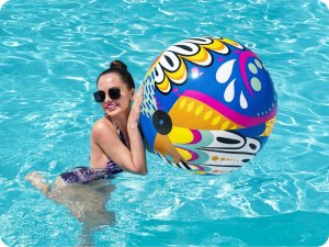 Bestway Dmuchana piłka plażowa MULTIKOLOR 91cm XXL 7