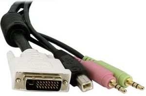 Kabel USB StarTech USB-A - DVI-D 4.6 m Czarny (DVID4N1USB15) 3