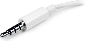 Adapter AV StarTech Jack 3.5mm - Jack 3.5mm x2 biały (MUYHSMFFADW) 2