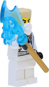LEGO Ninjago Minifigurka: Zane (Techno Robe) - Rebooted with Techno Blade 5