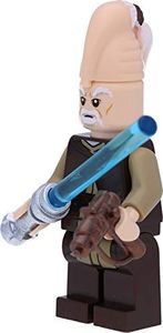 LEGO Minifigurka Star Wars: Ki-Adi-Mundi (Cerean Jedi) z bronią 3