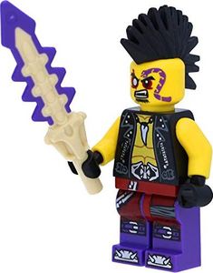 LEGO Minifigurka Ninjago: Eyezor / pirackie oko (wyznawca mistrza Chena) z mieczami 1