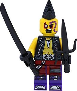 LEGO Minifigurka Ninjago: Eyezor / pirackie oko (wyznawca mistrza Chena) z mieczami 4
